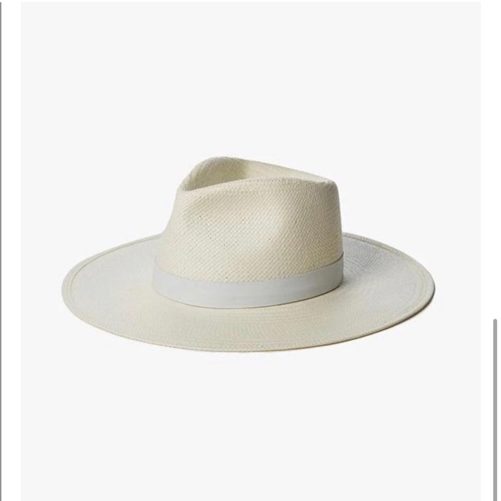Janessa Leone Cream Fedora Hat